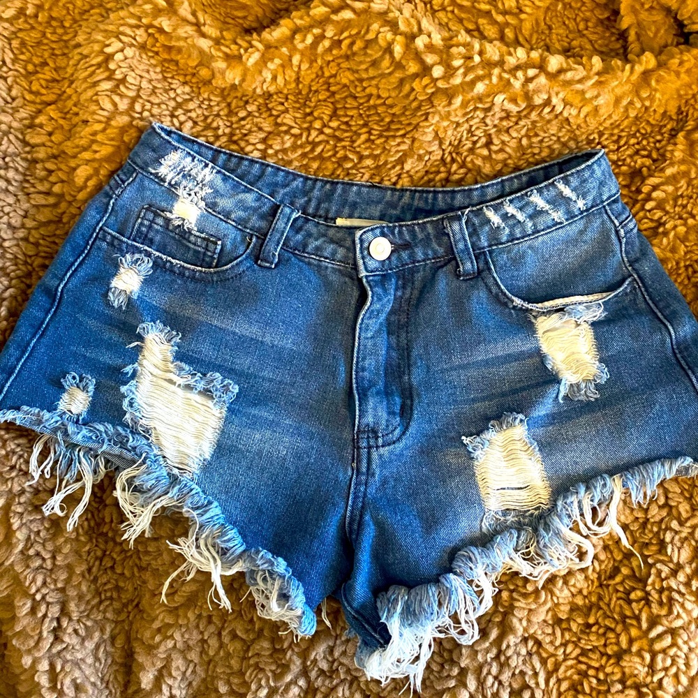 Denim shorts. Women’s size M